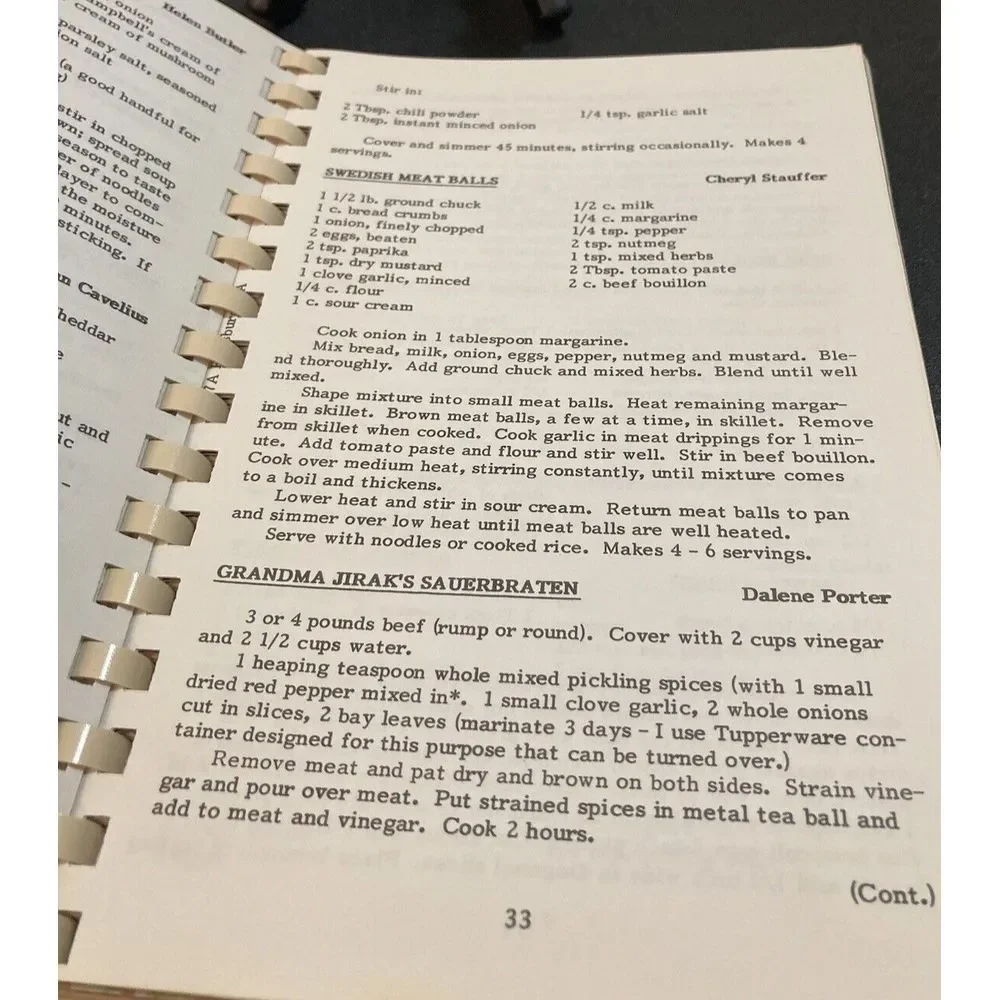 Pittsburgh Ciloets‎ Women Carnegie Illinois US Steel 1992 Cookbook Recipe Vtg